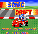 Sonic Drift Racing screenshot 4 for Sega Game Gear